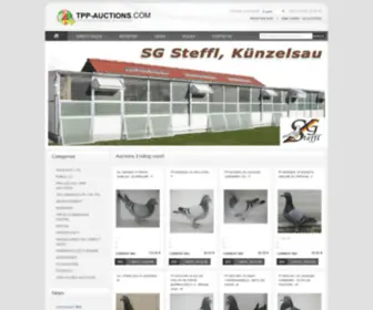 TPP-Auctions.com(The Ultimate Pigeons Auction Site) Screenshot