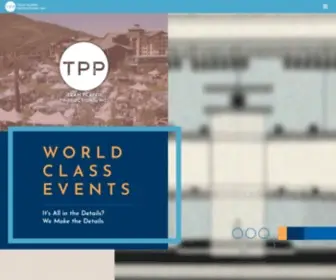 Tppevents.com(Event Architects) Screenshot