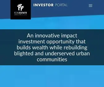 TPpfunds.com(TPP RED Fund offers accredited investors an impact investment strategy) Screenshot