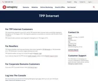 Tppinternet.com.au(TPP Internet) Screenshot