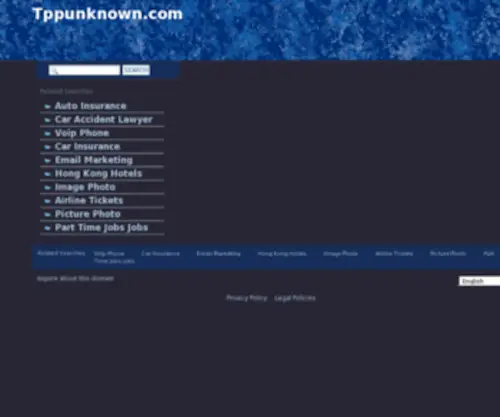 Tppunknown.com(Tppunknown) Screenshot