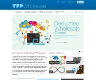TPPwholesale.com.au(Resell Domain Names) Screenshot