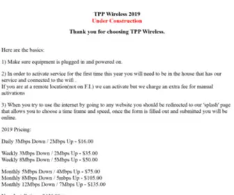 TPpwireless.com(TPP Wireless) Screenshot