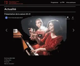 TPR.ch(Théâtre populaire romand) Screenshot