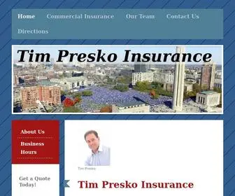 Tpreskoins.com(Tim Presko Insurance in Gladstone) Screenshot