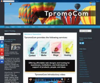 Tpromo.com(Web design) Screenshot