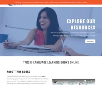 TPRsbooks.com(TPRS Books) Screenshot