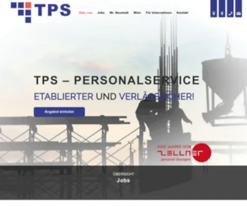 TPS-Personal.at(TPS Personal Personal Lösungen GmbH) Screenshot