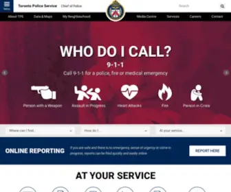 TPS.ca(Toronto Police Service) Screenshot