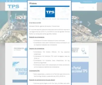 TPS.cl(Terminal Pacífico Sur Valparaíso) Screenshot