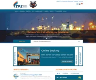 TPS.co.id(Terminal Petikemas Surabaya) Screenshot