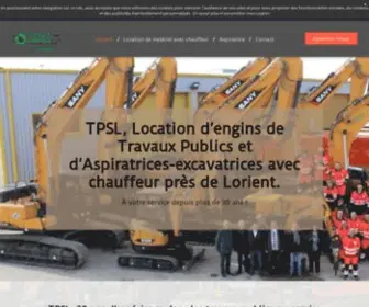 TPSL-Location.com(Location de matériel et engins de chantier) Screenshot