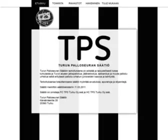 TPssaatio.fi(TPS Säätiö) Screenshot