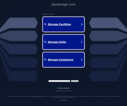 TPSstorage.com(Cumberland university) Screenshot