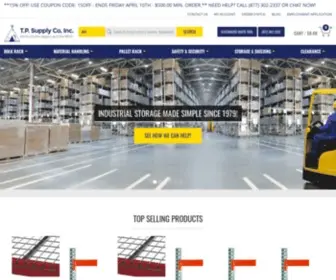 Tpsupplyco.com(Industrial Storage) Screenshot