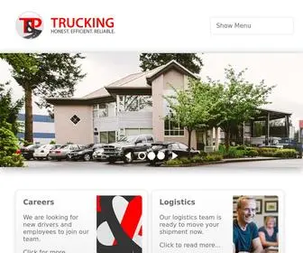 TPtrucking.ca(T&amp;P Trucking) Screenshot