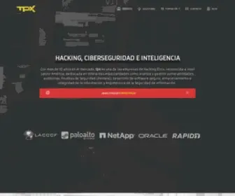 TPX.mx(A cybersecurity company) Screenshot