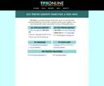 Tpxonline.com Screenshot