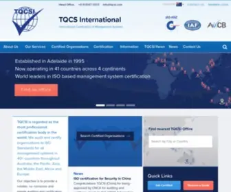 TQcsi.com(ISO Certification) Screenshot