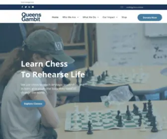 TQGchess.institute(The Queens Gambit Chess Institute) Screenshot