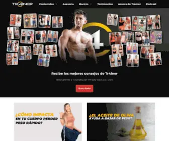 TR4Iner.com(Comunidad Fitness) Screenshot