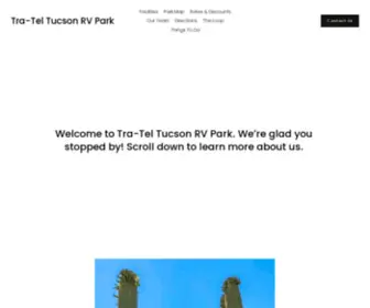 Tra-Tel.com(Tra-Tel Tucson RV Park) Screenshot