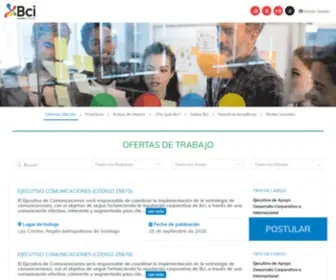 Trabajaenbci.cl(Portal de trabajo) Screenshot