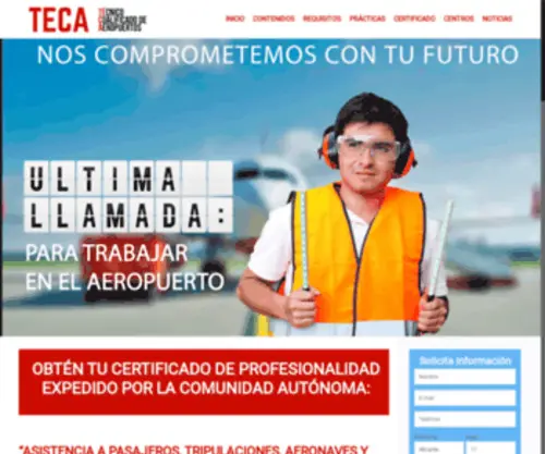 Trabajoenaeropuerto.com(TECA) Screenshot