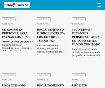 Trabajoenmineria.cl(Trabajo en Mineria Empleo en Mineria) Screenshot