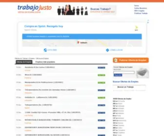 Trabajojusto.com(Trabajo Justo) Screenshot