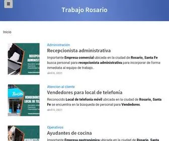 Trabajorosario.com(Trabajo Rosario) Screenshot