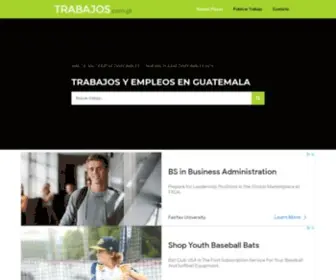 Trabajos.com.gt(Trabajos en Guatemala) Screenshot