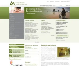 Trabajosocialavila.org(Página) Screenshot