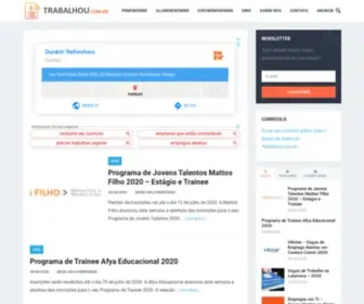 Trabalhou.com.br(Vaga de Emprego 2020) Screenshot