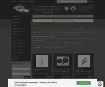Trabantwelt.de(Das Onlineversandhaus für Trabant) Screenshot