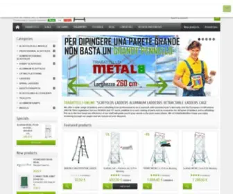 Trabattellionline.com(Trabattelli e Ponteggi online) Screenshot