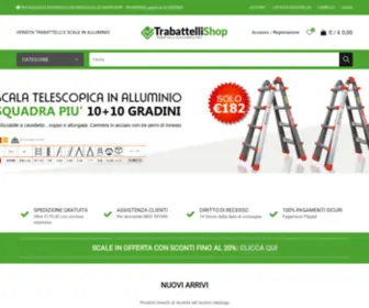 Trabattellishop.it(TRABATTELLI E SCALE IN ALLUMINIO) Screenshot