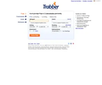 Trabber.de(Suchmaschine für billige Flüge) Screenshot