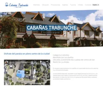 Trabunche.com.ar(Cabañas Trabunche) Screenshot