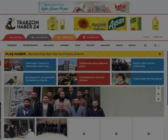 Trabzonhaber24.com(Trabzon) Screenshot