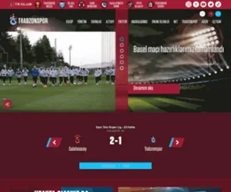 Trabzonspor.org.tr(Kulübü) Screenshot
