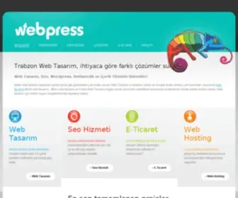 Trabzontasarim.com(Webpress: Dijital Pazarlama Çözümleri) Screenshot