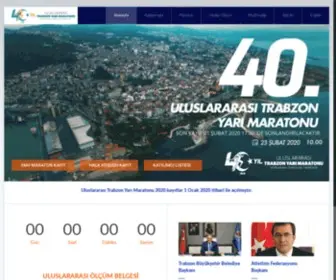 Trabzonyarimaratonu.com(Trabzon Yar) Screenshot