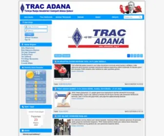 Tracadana.org.tr(Turkiye Radyo Amatorleri Cemiyeti Adana Subesi Web Sitesi) Screenshot