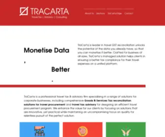 Tracarta.com(Travel Tax & Advisory Firm) Screenshot