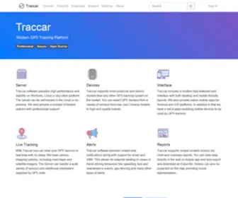 Traccar.com(GPS Tracking Software) Screenshot