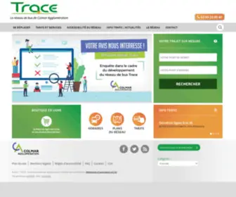 Trace-Colmar.fr(Transports en Commun de Colmar et Environs) Screenshot