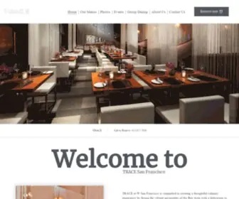 Trace-SF.com(Luxury Hotel in San Francisco) Screenshot