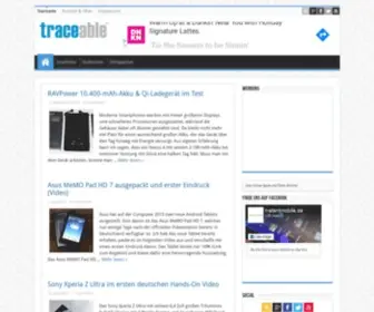 Traceable.de(Dein Android Blog mit News und Testberichten) Screenshot