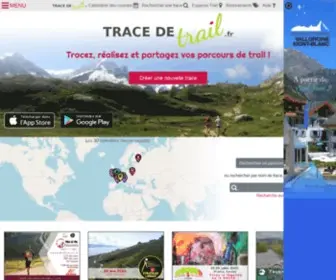 Tracedetrail.com(Trace de Trail) Screenshot